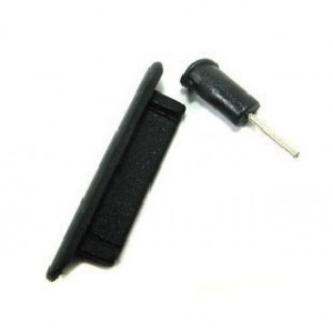 Protection connecteur + Protection prise jack avec outil d'extraction pour iPhone 3G/3GS
