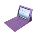 Purple Clavier Housse Sans fil Bluetooth pour iPad 3 / iPad 2